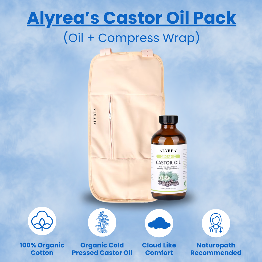 Alyrea's Castor Oil Pack (Oil + Compress Wrap)